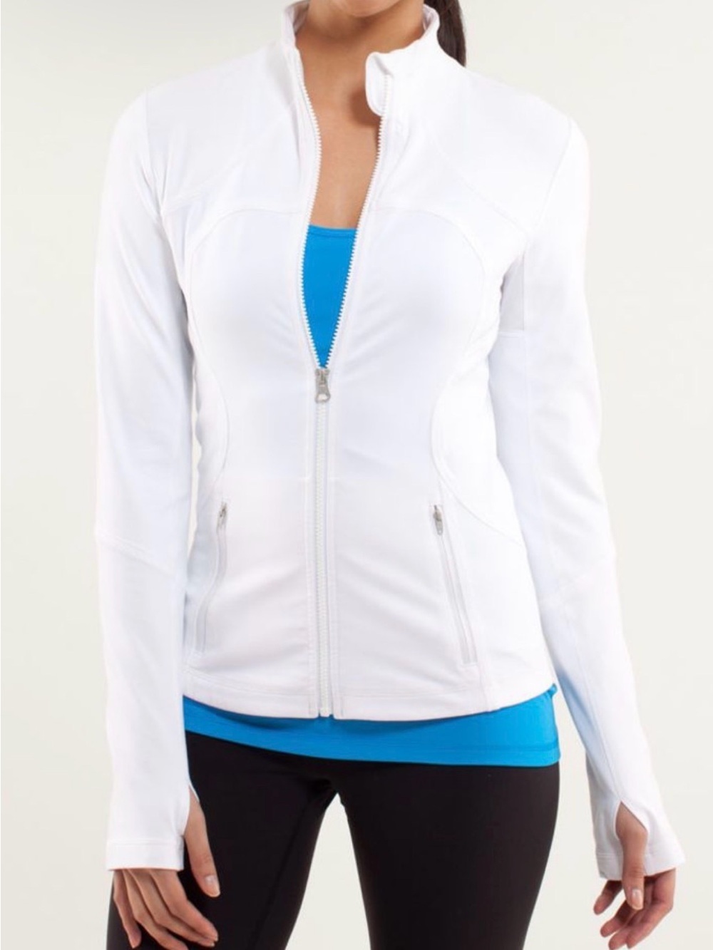 Lululemon Forme Jacket in White Size 10